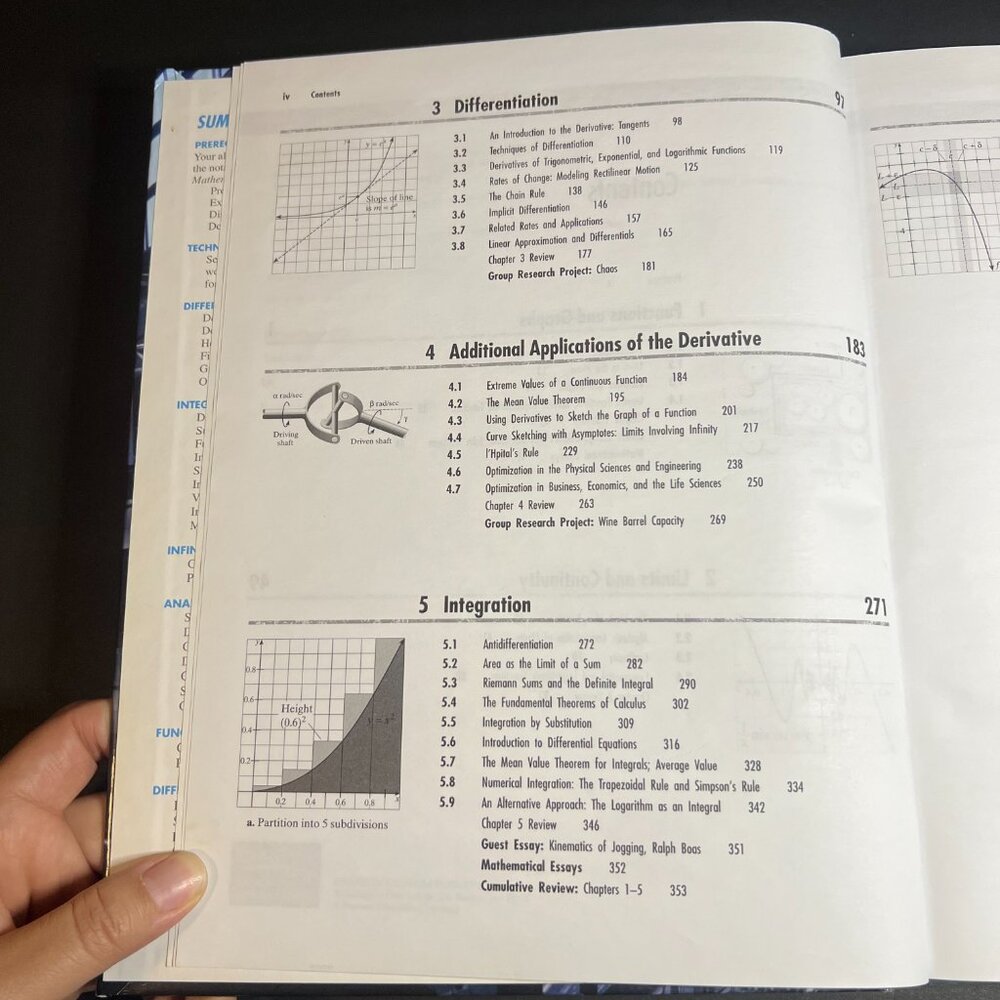 Vol 1 Calculus Textbook Custom Edition for Math 135 Rutgers University w/ CD-ROM - Picture 6 of 8